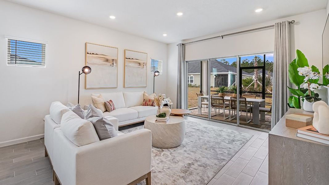 Sienna plan family room Sienna plan family room