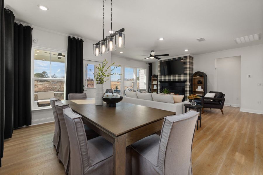 Representative furnished interior of a home built from the Stonebrook by Pulte Homes in Saunders Farm, Fuquay Varina (Image 20).