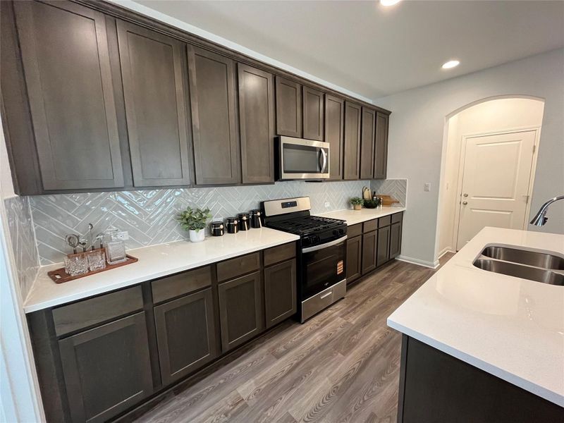 Furnished interior view inside a new home in Wellspring, Round Rock (Image 7).