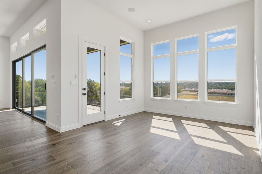 Spacious, unfurnished interior of a new home in Heights at San Gabriel, Georgetown (Image 10).