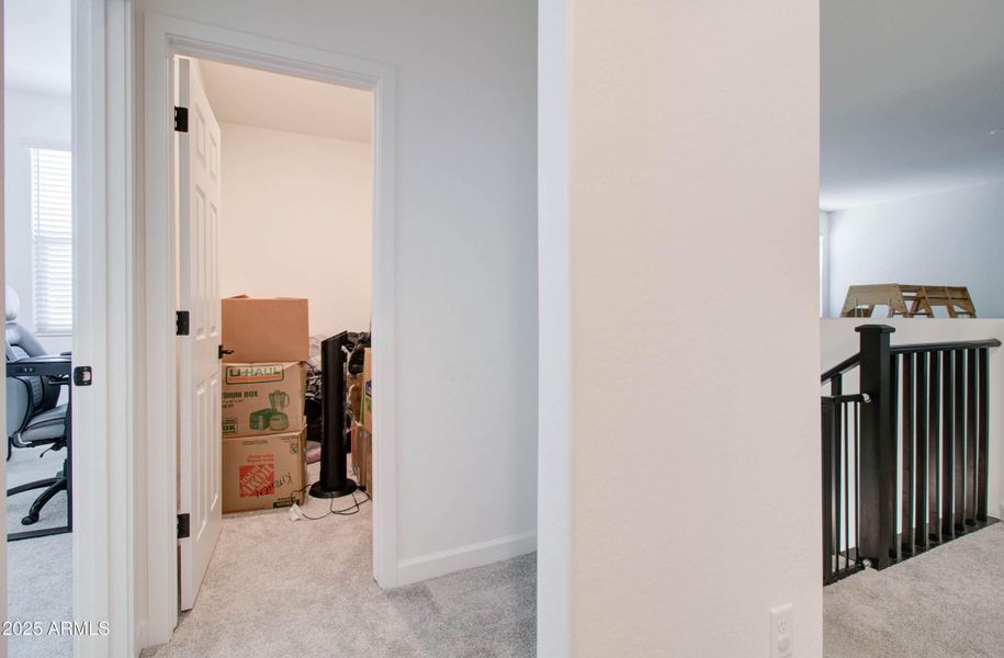 Hallway + Storage Closet