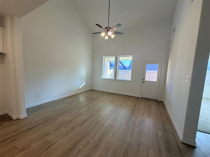 Actual progress of your home.