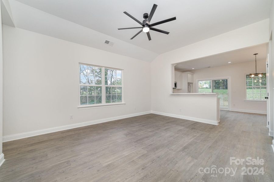 Family Room Open to Kitchen