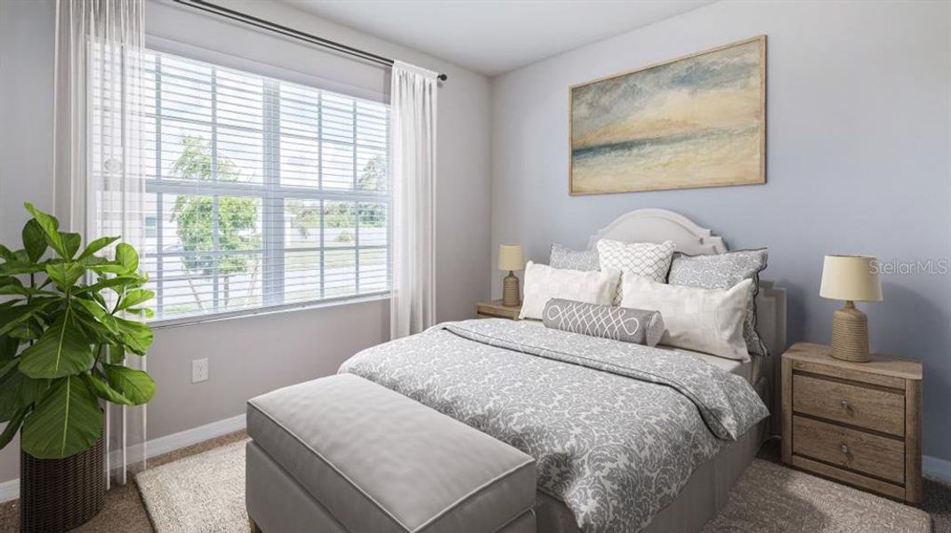 Furnished interior view inside a new home in Coral Lakes - Tradition & Express, Punta Gorda (Image 6).