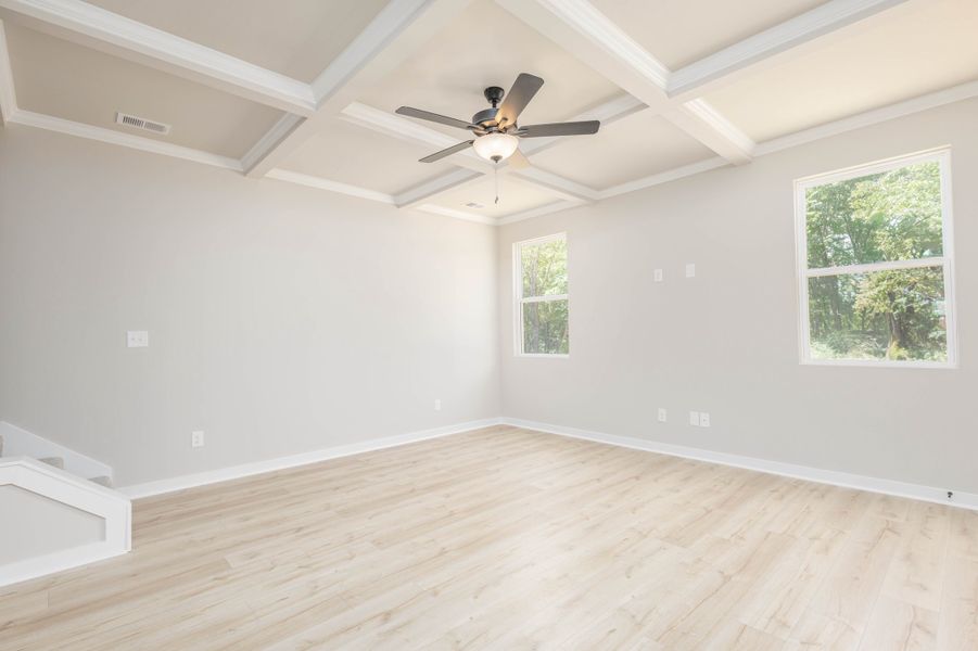 Representative unfurnished interior of a home built from the Hickory w/ Bonus Rm by Nason Homes in Woodland Farms, Dickson (Image 26). Representative unfurnished interior of a home built from the Hickory w/ Bonus Rm by Nason Homes in Woodland Farms, Dickson (Image 26).