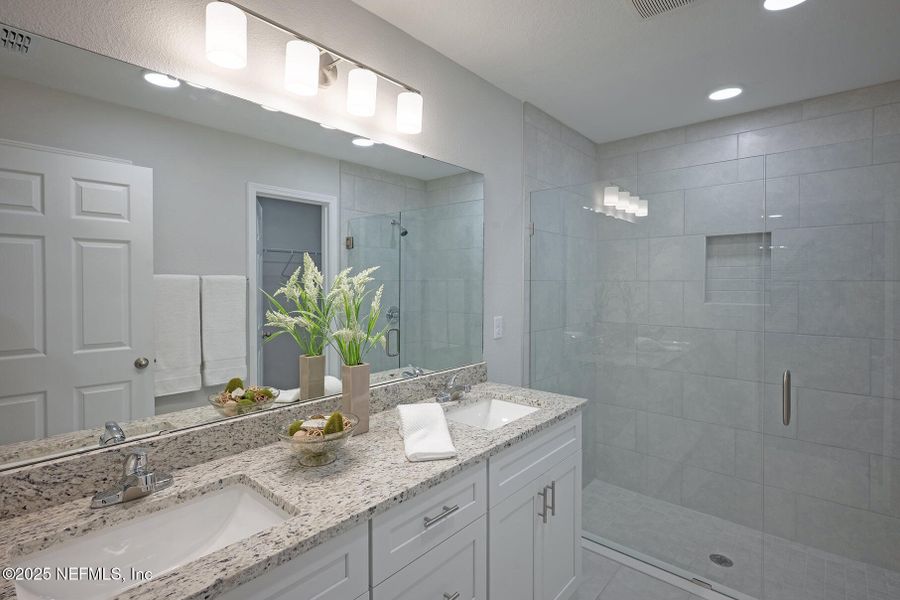 Furnished interior view inside a new home in , Jacksonville (Image 11).