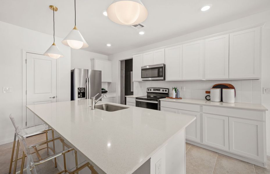 Furnished interior view inside a new home in Sawgrass at Coral Lakes, Cape Coral (Image 5).