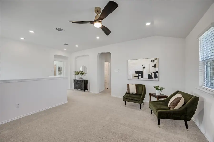 Furnished interior view inside a new home in Retreat at San Gabriel, Georgetown (Image 7).