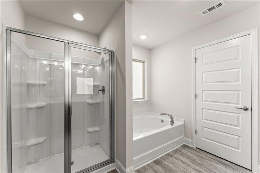 Furnished interior view inside a new home in Magnolia Villas, Cornelia (Image 17).