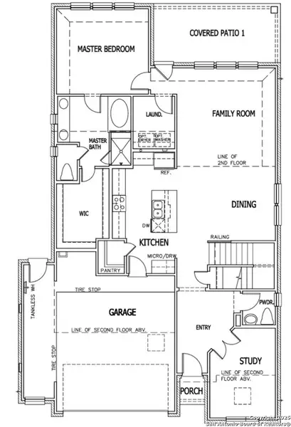 2D floor plan layout of this home in Crown Ridge Manor, San Antonio, TX (Image 3). 2D floor plan layout of this home in Crown Ridge Manor, San Antonio, TX (Image 3).