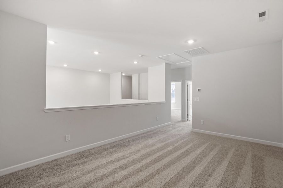 Spacious, unfurnished interior of a new home in Ovation at Sweetbrier, Durham (Image 22).