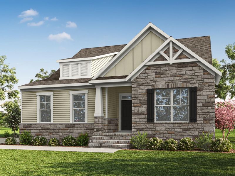 Representative exterior photo of a completed home built from the Wescott by Eastwood Homes in Redland, Advance, NC (Image 2).