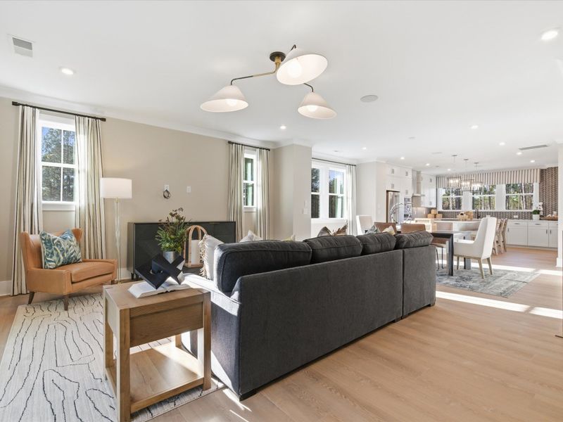 Representative furnished interior of a home built from the Regent by Tri Pointe Homes in Ascend, Charlotte (Image 15).