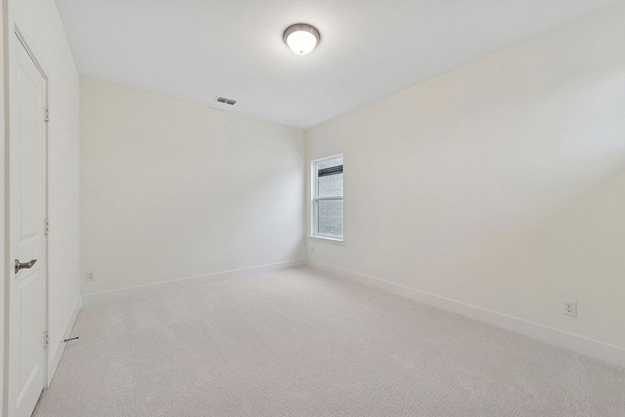 Representative unfurnished interior of a home built from the Riseley by Landon Homes in Fields - East Village, Frisco (Image 23). Representative unfurnished interior of a home built from the Riseley by Landon Homes in Fields - East Village, Frisco (Image 23).
