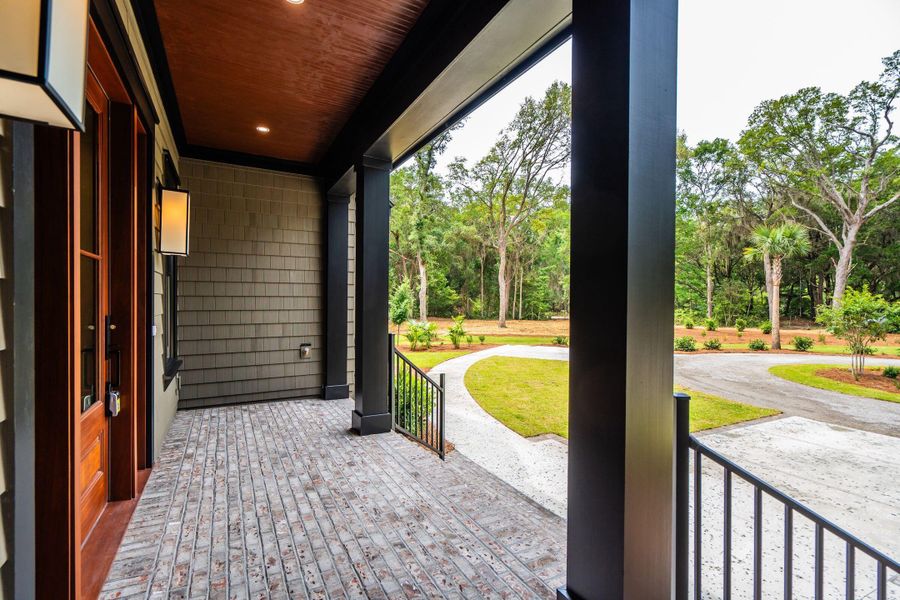 Exterior details and patio area of a home in , Johns Island (Image 55).