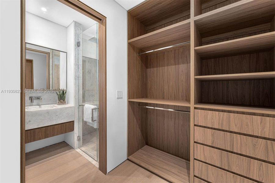 Furnished interior view inside a new home in , Miami (Image 46).