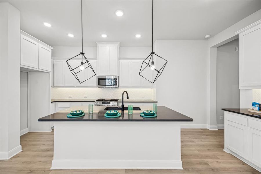 Furnished interior view inside a new home in Creekshaw – Gardens, Royse City (Image 6).