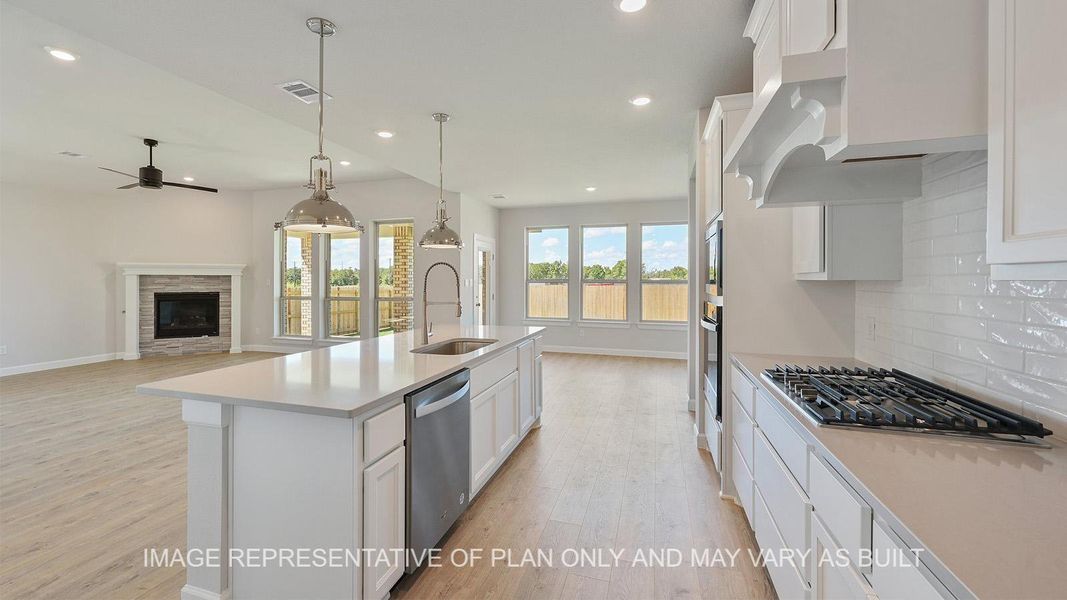 Furnished interior view inside a new home in Wellborn Settlement, College Station (Image 10).