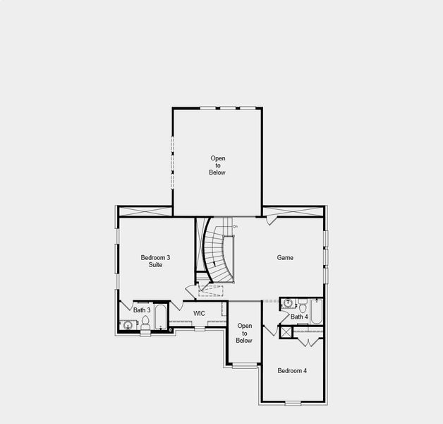2D floor plan layout for the Citron by Taylor Morrison in The Ranch at Uptown Celina 55s, Celina, TX (Image 4). 2D floor plan layout for the Citron by Taylor Morrison in The Ranch at Uptown Celina 55s, Celina, TX (Image 4).