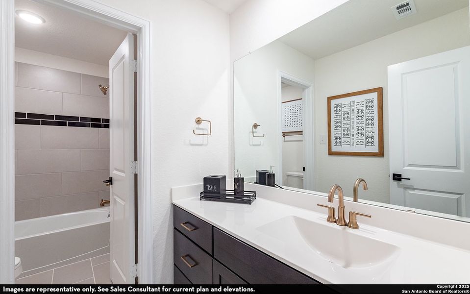 Furnished interior view inside a new home in Arcadia Ridge, San Antonio (Image 13).