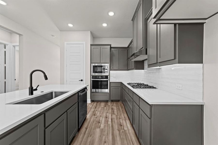 Furnished interior view inside a new home in Mantua Point Gardens, Van Alstyne (Image 8).
