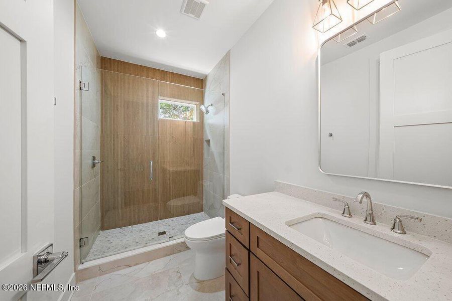 Furnished interior view inside a new home in , Atlantic Beach (Image 9).