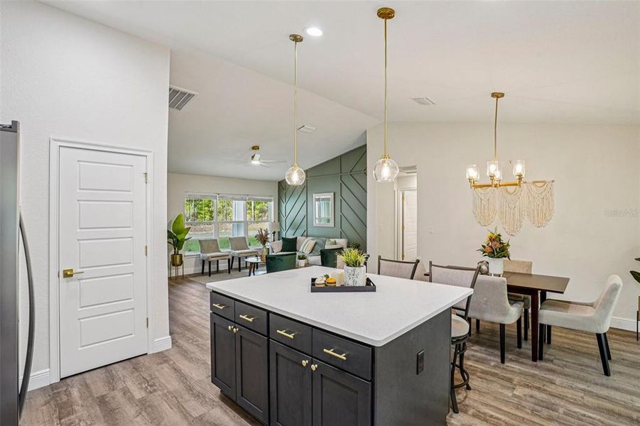Furnished interior view inside a new home in , Citrus Springs (Image 49).