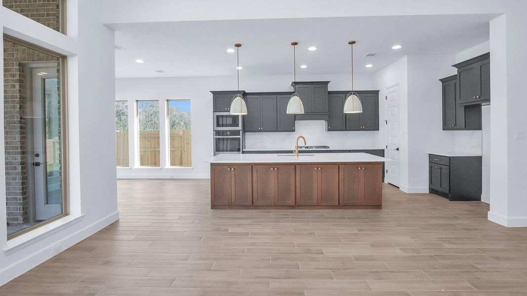 Furnished interior view inside a new home in Briarley 60', Montgomery (Image 6).