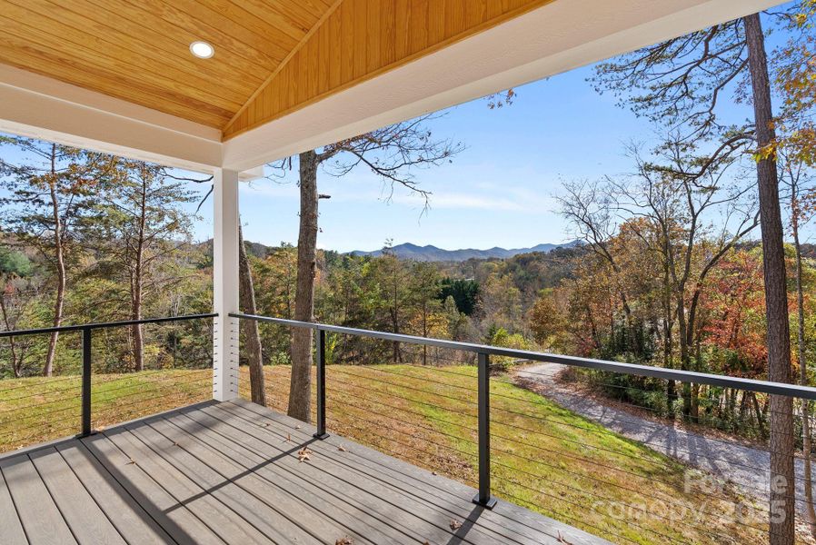 Exterior details and patio area of a home in , Candler (Image 3).
