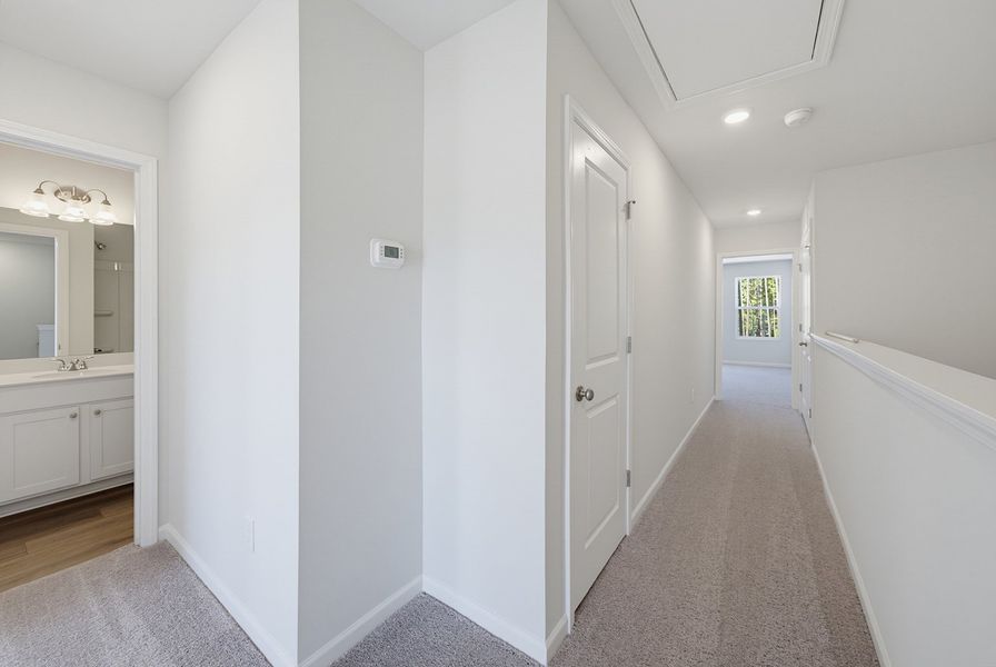 Spacious, unfurnished interior of a new home in Sweetbrier, Durham (Image 23).