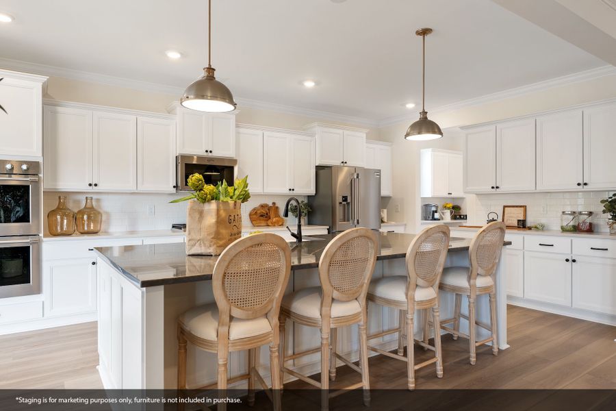 Furnished interior view inside a new home in Foxhall Landing, Easley (Image 9). Furnished interior view inside a new home in Foxhall Landing, Easley (Image 9).