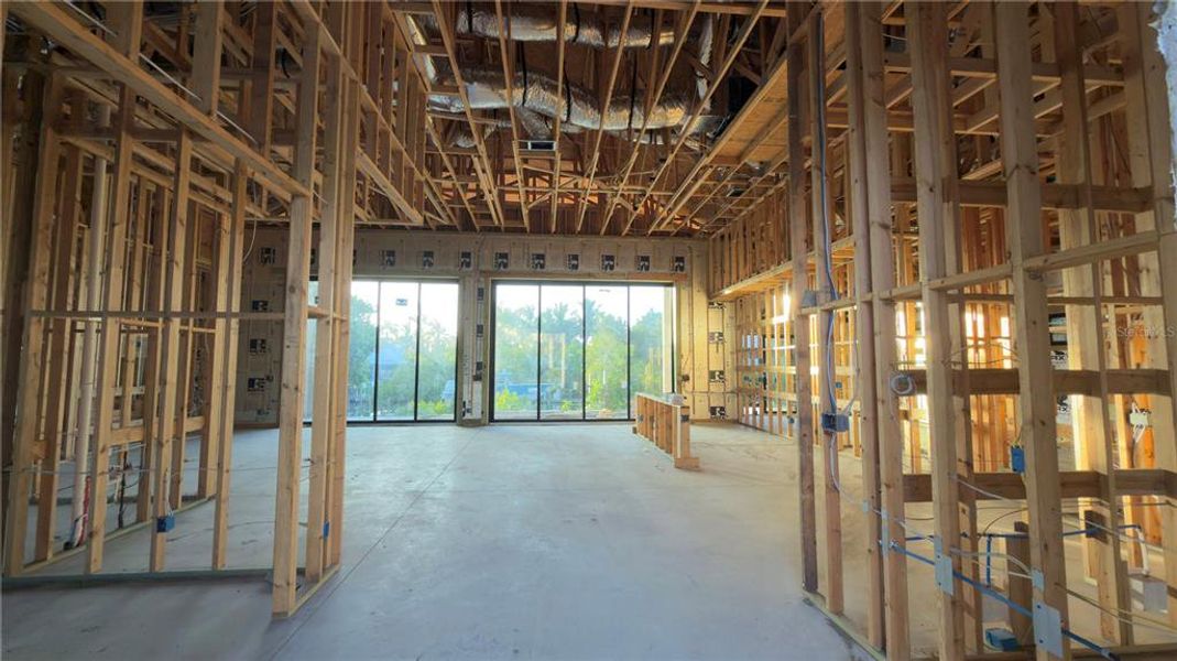 In-progress construction of a new home in , Sarasota, FL (Image 26).