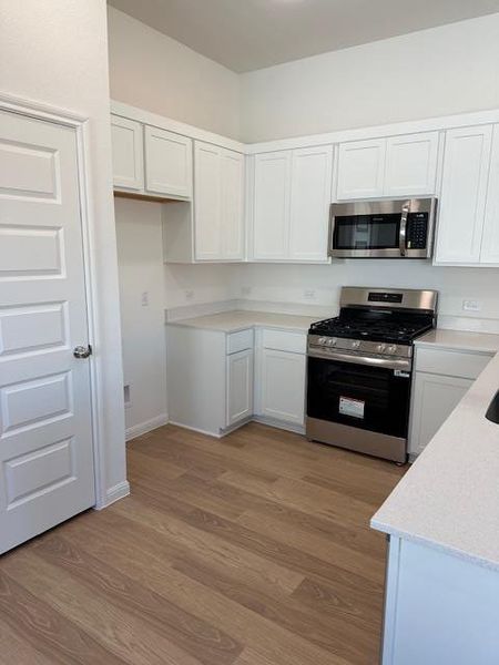 Furnished interior view inside a new home in Trinity Ranch, Elgin (Image 3). Furnished interior view inside a new home in Trinity Ranch, Elgin (Image 3).