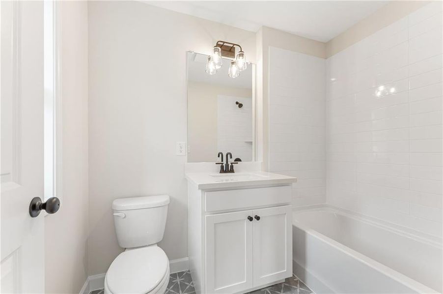 Furnished interior view inside a new home in Townes at South Main, Kennesaw (Image 5).