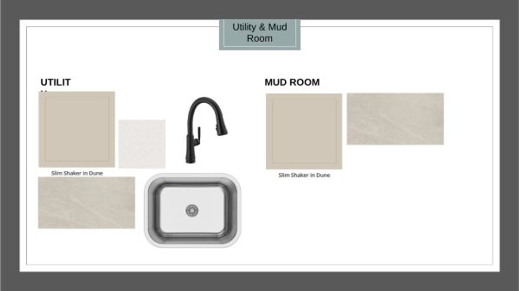 Sample of building materials used in homes in Rio Vista at Kelly Ranch, Aledo (Image 31).