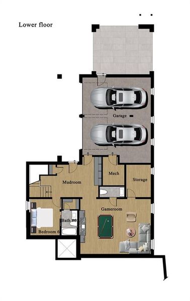 2D floor plan layout of this home in , Atlanta, GA (Image 25).