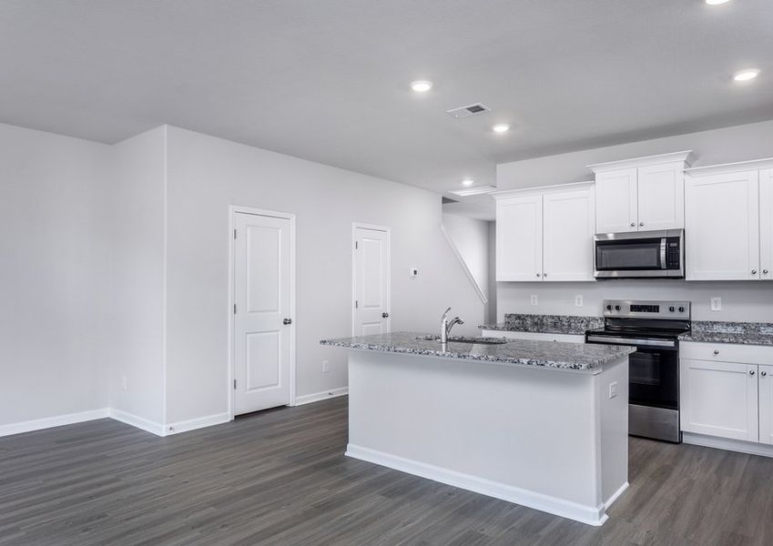 Every home comes with brand new stainless-steel appliances