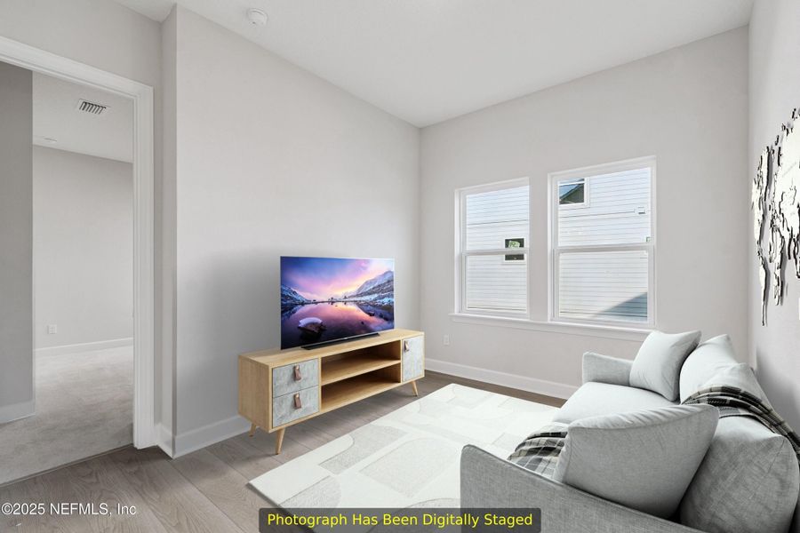 Furnished interior view inside a new home in , Jacksonville (Image 6). Furnished interior view inside a new home in , Jacksonville (Image 6).