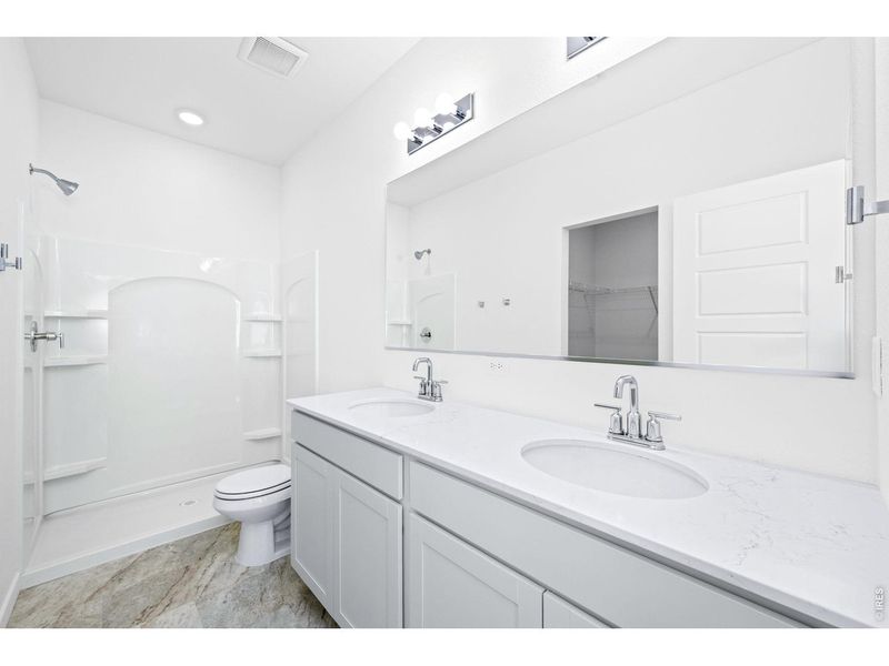 Furnished interior view inside a new home in Union Colony West, Greeley (Image 8).