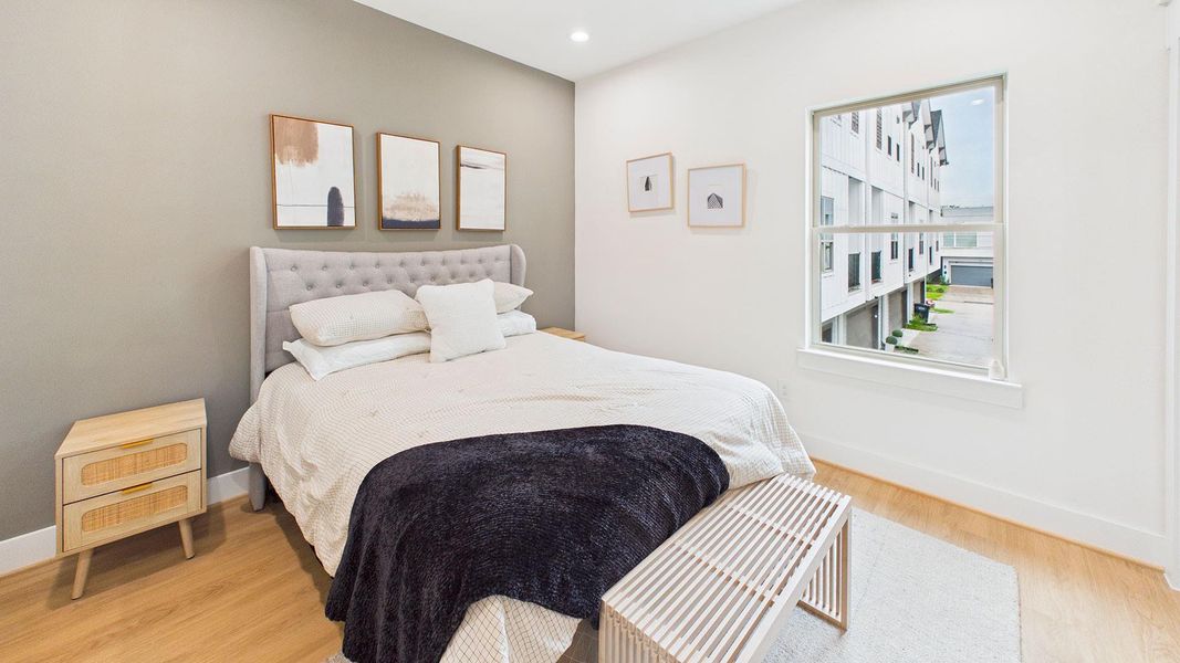 Furnished interior view inside a new home in , Houston (Image 36).