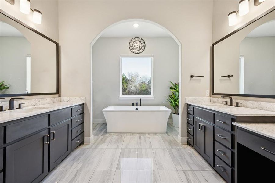 Furnished interior view inside a new home in , Shady Shores (Image 6). Furnished interior view inside a new home in , Shady Shores (Image 6).