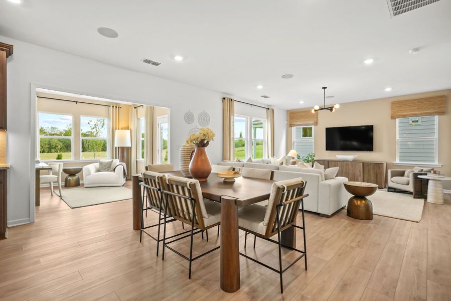 Representative furnished interior of a home built from the Austin by Pulte Homes in Cannon Run, Concord (Image 12).