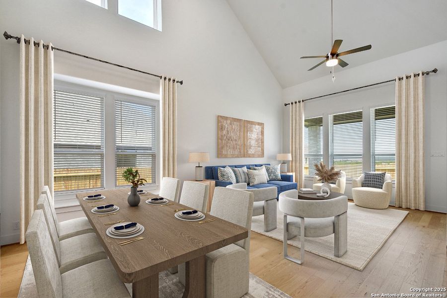 Furnished interior view inside a new home in Homestead, Schertz (Image 5).