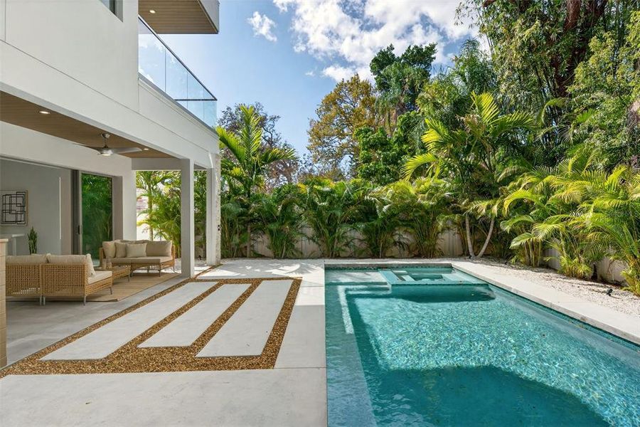 Exterior details and patio area of a home in , Sarasota (Image 26).