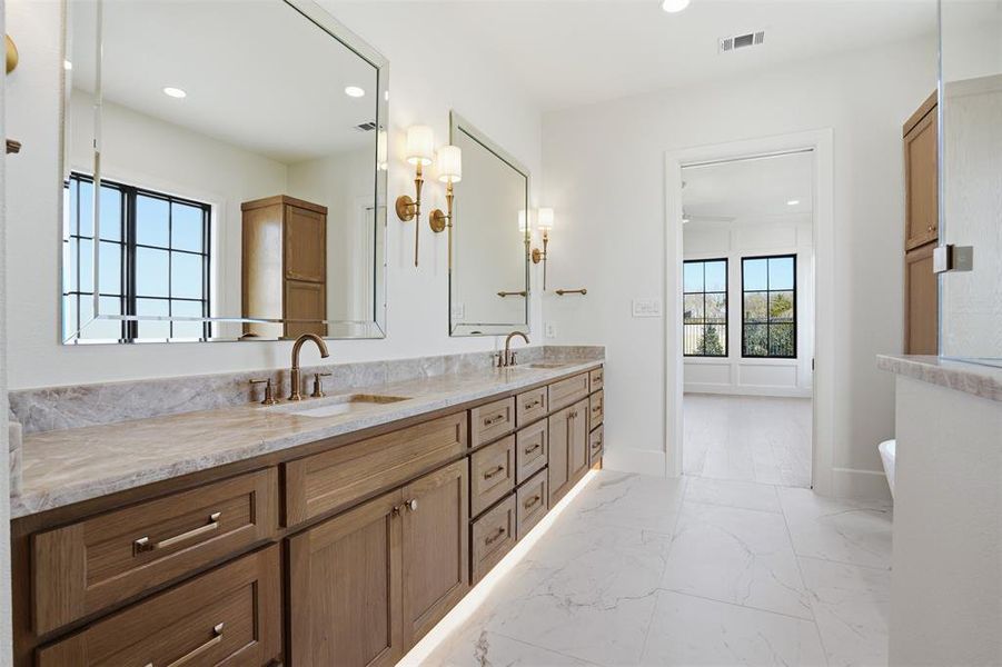 Furnished interior view inside a new home in , Fort Worth (Image 16).