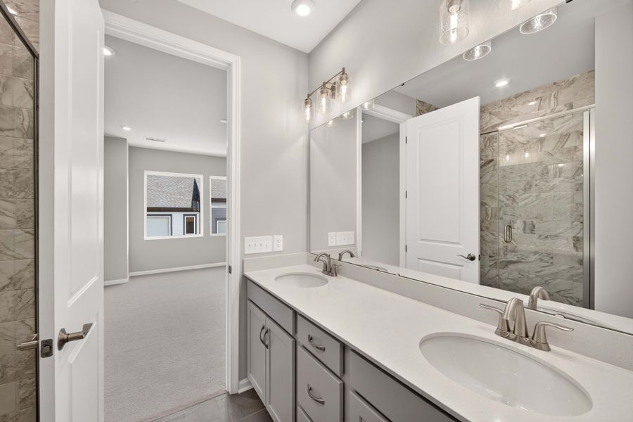 Furnished interior view inside a new home in Southmont, Charlotte (Image 12).