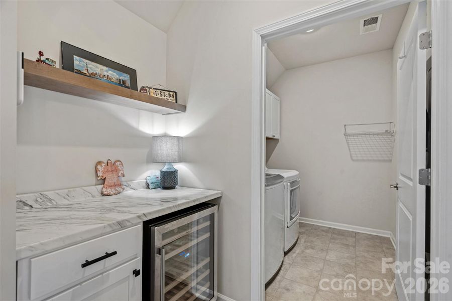 Drop zone and laundry room