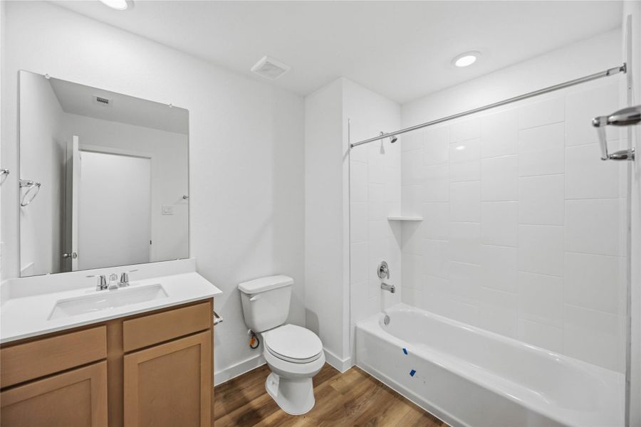 Furnished interior view inside a new home in Grand West, Houston (Image 6). Furnished interior view inside a new home in Grand West, Houston (Image 6).
