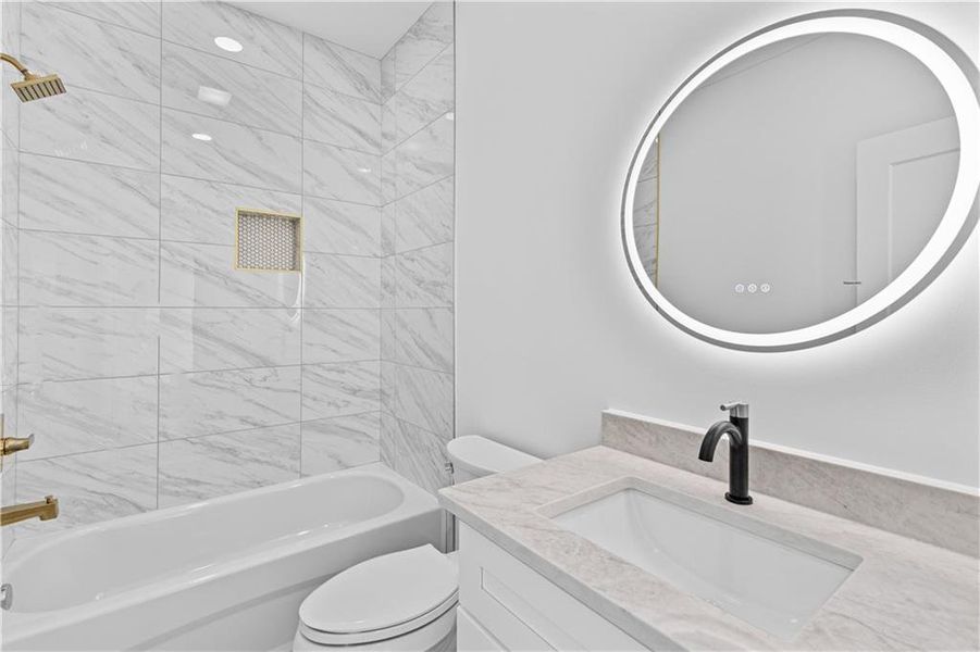 Furnished interior view inside a new home in , Buford (Image 8). Furnished interior view inside a new home in , Buford (Image 8).