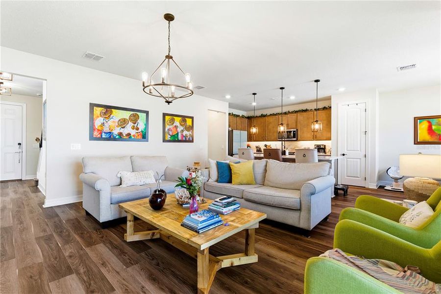 Furnished interior view inside a new home in , Orlando (Image 8). Furnished interior view inside a new home in , Orlando (Image 8).